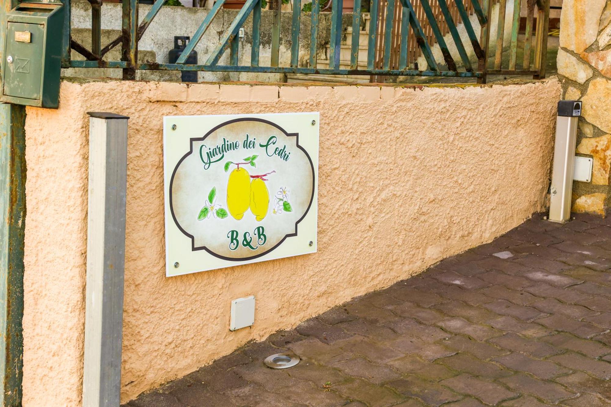 B&B Giardino Dei Cedri เทรเบีย ภายนอก รูปภาพ